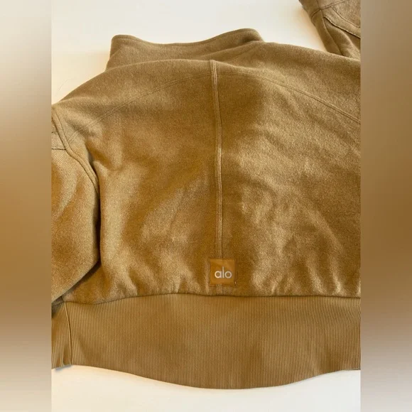 Alo Yoga, Brown Strut Cropped Jacket, Sz M - Picture 8 of 14